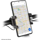 SBS TEERIDEMETAL, Mobiltelefon/Smartphone, Passiv holder, Cykel, Scooter, Sort