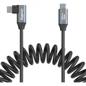 SmallRig 4792 Usb-c Lige Til Usb-c Vinklet Spiraldatakabel