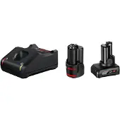Bosch Professional Standard Starter 1x2.0ah + 1x4.0ah +gal 12v-40 Batteri
