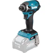 Makita TD003G, Slagnøgle, Pistolhåndtag, 1/4, Grøn, Børstet, 3700 rpm