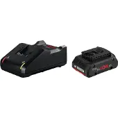 Bosch Professional Starter 1x 18v 40ah+gal 18v-40 Oplader Og Batteri