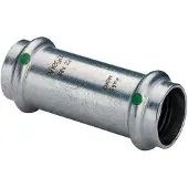 Viega Inox skydemuffe 54 mm Inox, rustfri stål, SC-Contur
