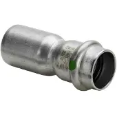 Viega Inox reduktion 54x35 mm Inox, rustfri stål, nippel/muffe, SC-Contur
