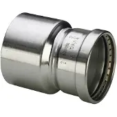 Viega Sanpress Inox XL reduktion 76,1 x 54 mm rustfrit stål