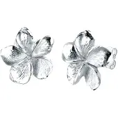 Elli Øreringe 'Frangipani Blüte' sølv