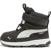 Puma Evolve Toddlers' Boots, Shoes, Black/Ash Gray/White, 21