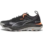 Puma Voyage NITRO 3 Gore-Tex Women's Trail Running Shoes, Shoes, Black/Neon Sun, 40.5