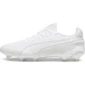 Puma King Ultimate FG/AG White Pack - Hvid/Sølv, størrelse 40