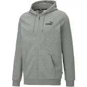 Puma Essentials Small Logo Full-Zip Hoodie Men, Lifestyle, Medium Gray Heather, XL