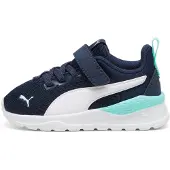 Puma Anzarun Lite Sneakers Toddlers, Shoes, Club Navy/White/Mint, 22