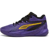 Puma The Dagger Basketball Shoes Unisex, Shoes, Black/Violet, 47