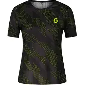 SCOTT - Trail running tøj dame - RC Run SS Tee W Black/Yellow til UnisexUld - Størrelse S - Sort