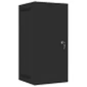 Lanberg 10" WALL-MOUNTED RACK CABINET 12U (280X310, BLACK)