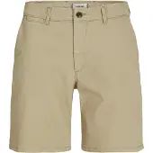 JJ REBEL Lærredsbukser 'JREBSHARP' mørkebeige
