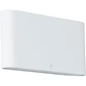 QAZQA Væglampe hvid 17,5 cm inkl. LED IP65 - Batt