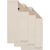 JOOP! Håndklæde 'Doubleface' creme / mørkebeige