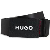HUGO Bælte 'Gilao-Z' sort / offwhite