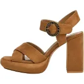 Pepe Jeans Pepe Jeanstil kvinder. PLS90701 Brune Lenny Logo-sandaler (36), 8-10, Spænder, Casual, Party