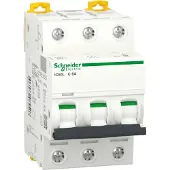 Schneider Automatsikring iC60L C 3P 6A 15KA