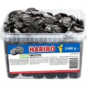 Haribo Piratos 2,6 kg i plastbøtte
