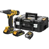DeWalt 10KN akku-nittepistol 25 mm XR 18V - 2x2.0Ah
