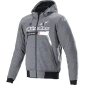 Alpinestars Chrome Ignition Motorcykel Hoodie Grå/Sort/Hvid XL