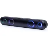 Gembird SPKBT-BAR400L - Lydbar - trådløs - Bluetooth - 10 Watt - sort