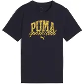 Puma Class Graphic Tee Youth, Clothing, New Navy, 9-10Y