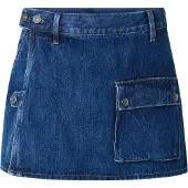 G-Star Micro Denim Skort - Dark blue - Women