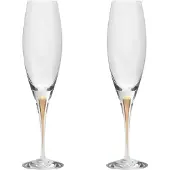 Orrefors Intermezzo champagneglas 26 cl 2-pak Guld