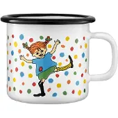 Muurla Pippi emaljekrus 2,5 dl Hoppsansa