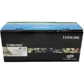 Lexmark Tonerkassette sort 6.000 sider return C780A1KG Modsvarer: N/A