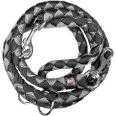 Trixie Cavo Hundesnor, sort/grå - Str. L - XL: 200 cm lang, Ø 18 mm