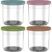 Ninja CREAMi 4 ekstra kopper 470 ml til NC300EU Blå/rosa/grøn/brun