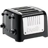 Dualit Brødrister Lite 4 Skiver Blank sort