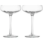 By On Opacity champagneglas 30 cl 2-pak Klar