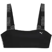Puma Women's Bandeau Top, Clothing, Black, L