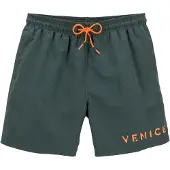 Venice beach Badeshorts basalgrå / lyseorange