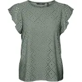 Vero Moda Bluse 'Tassa' mørkegrøn