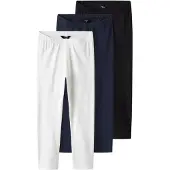 TWO SOON Leggings 'Capri' navy / sort / hvid