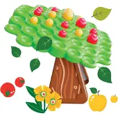 Quercetti Balancespil - Stay Apple - 01041 - - OneSize - Spil