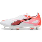 Puma Ultra 5 Match SG Unlimited - Hvid/Sort/Rød - Soft Ground (SG), størrelse 42