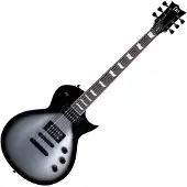 ESP Guitars ESP LTD EC-256 Silver Sunburst Teardrop