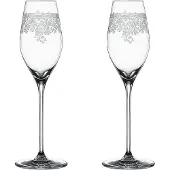 Spiegelau Arabesque champagneglas 30 cl 2-pak Klar