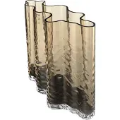 Cooee Design Gry wide vase 19 cm Cognac