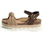 Bayton Sandaler 'Anna' choko / lysebrun