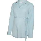 Mamalicious Bluse 'MLPETRA' lyseblå
