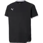 Puma teamLIGA Football Jersey Youth, Clothing, Black/White, 15-16Y