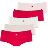 LASCANA Panty pink / rød / offwhite