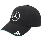Adidas Kasket - Mercedes - Sort m. Logo - - 56 cm - Kasket
